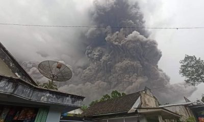 erupción del volcan