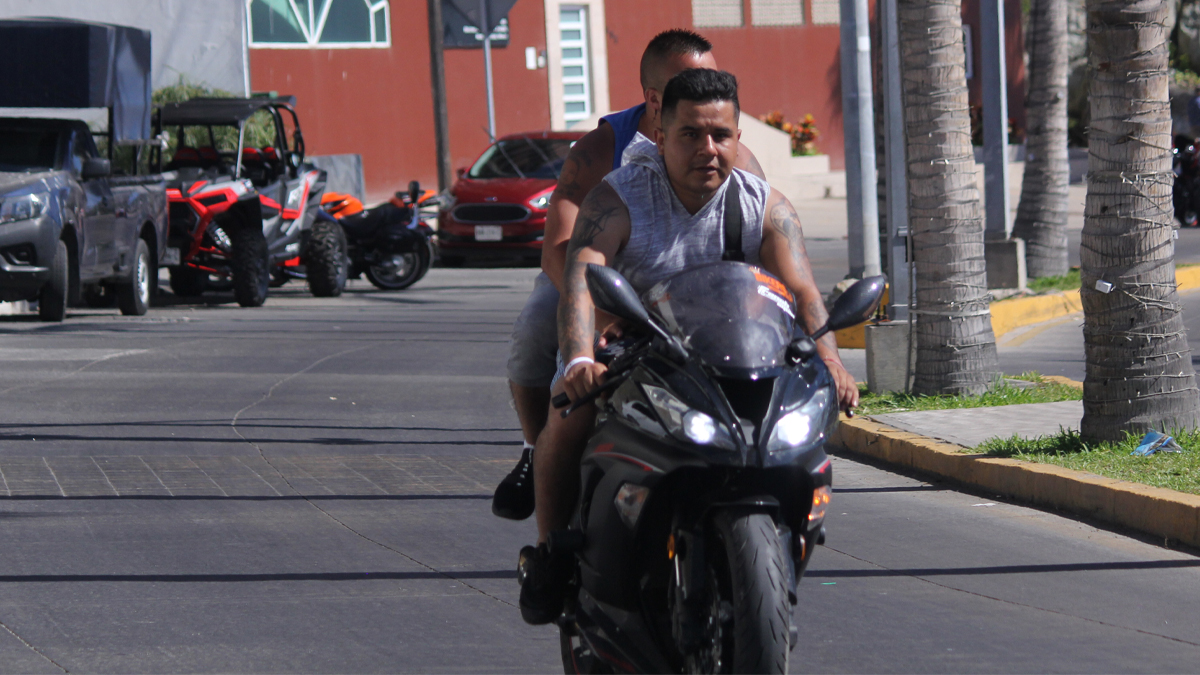 Motociclistas en Mazatlán