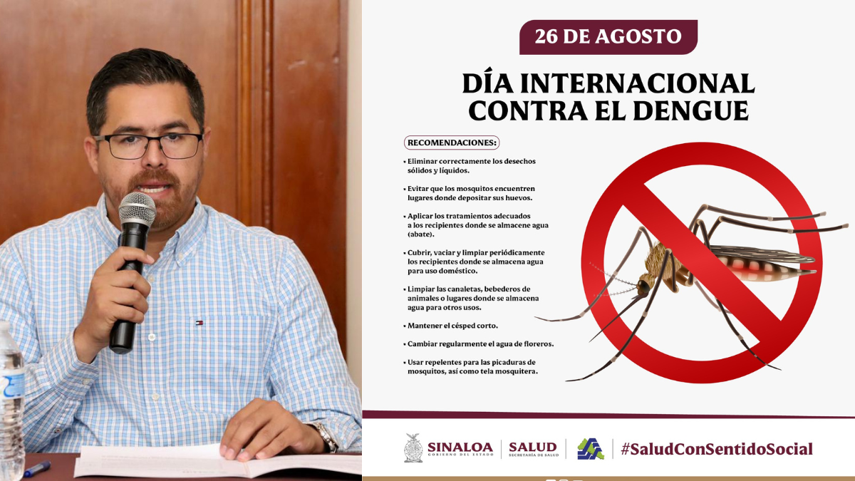 Secretaría de Salud Dengue Cuitláhuac González