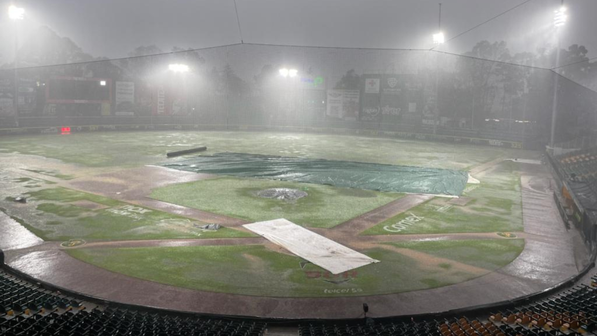 LLUVIA LEONES CONTRA PERICOS LIGA MEXICANA DE BEISBOL