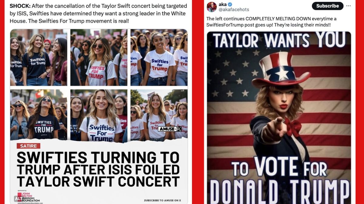 TAYLOR SWIFT IA TRUMP