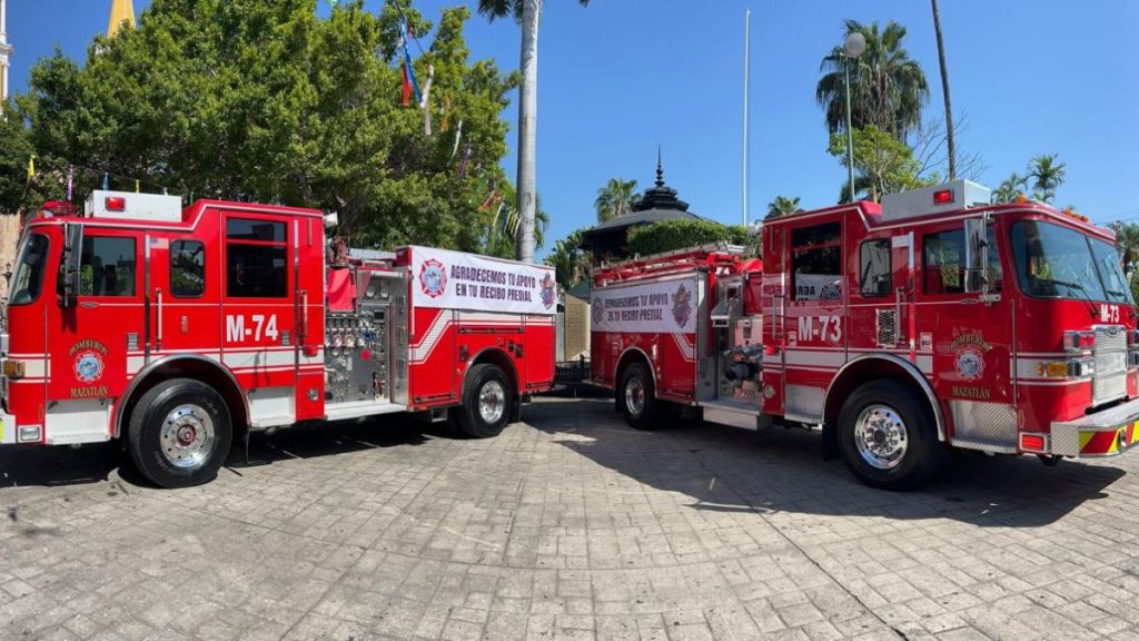 BOMBEROS MAZATLÁN ESTRENA UNIDADES