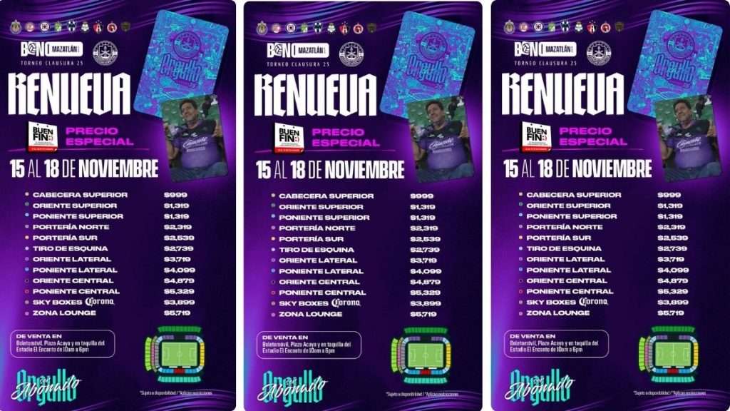 BONO MAZATLÁN CLAUSURA 2025