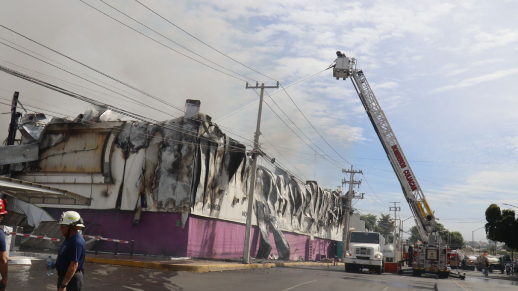 INCENDIO CULIACÁN ACCIDENTE SOLDADURA