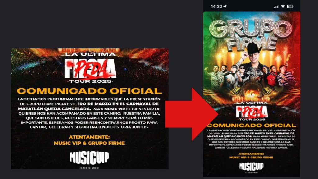 CANCELA GRUPO FIRME CARNAVAL