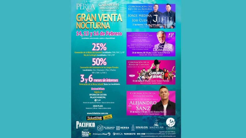 VENTA NOCTURNA CARNAVAL