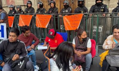 BLOQUEA CNTE PALACIO NACIONAL