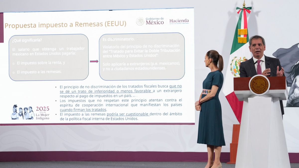 INJUSTO GRAVAMEN REMESAS SHEINBAUM