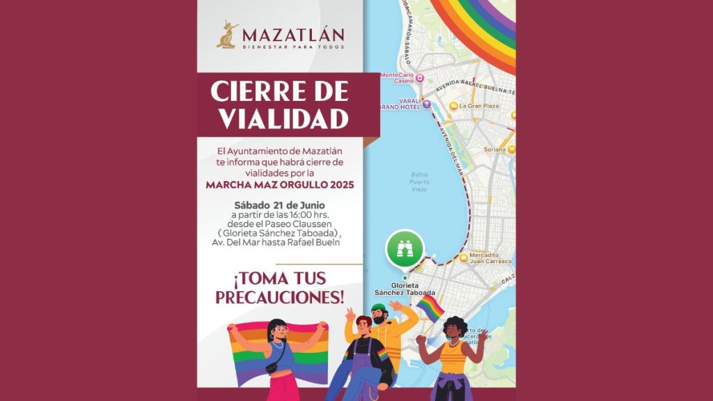 CALLES PASEO COSTERO MAZATLÁN