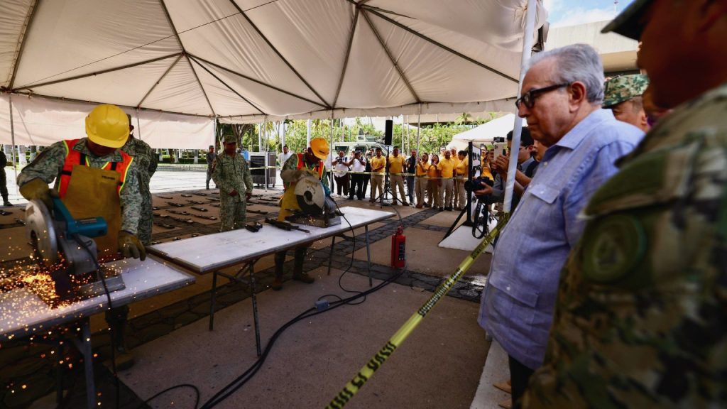 Destrucción de armas de fuego