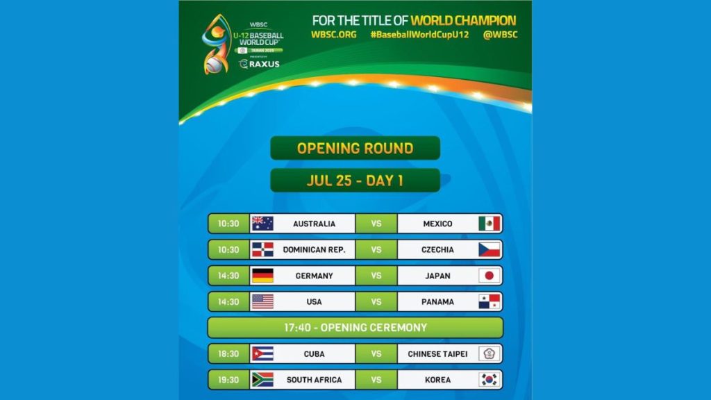 MÉXICO MUNDIAL BEISBOL U-12