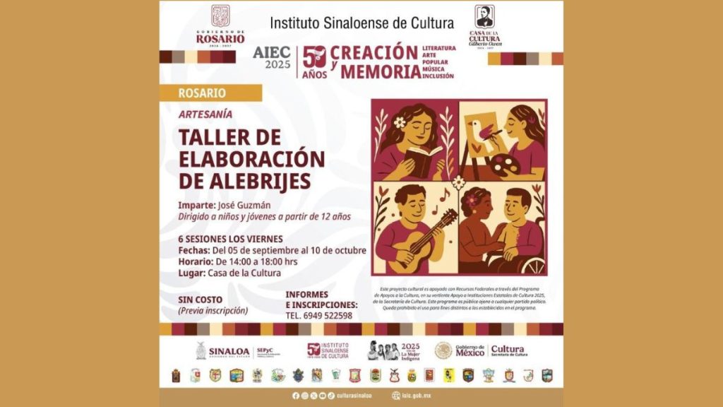 TALLER ELABORACIÓN DE ALEBRIJES