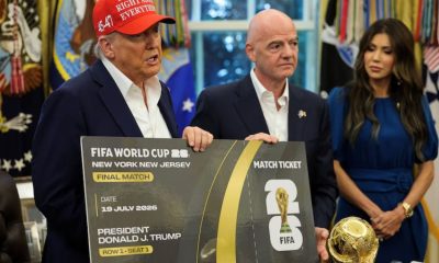 TRUMP INFANTINO COPA FUTBOL