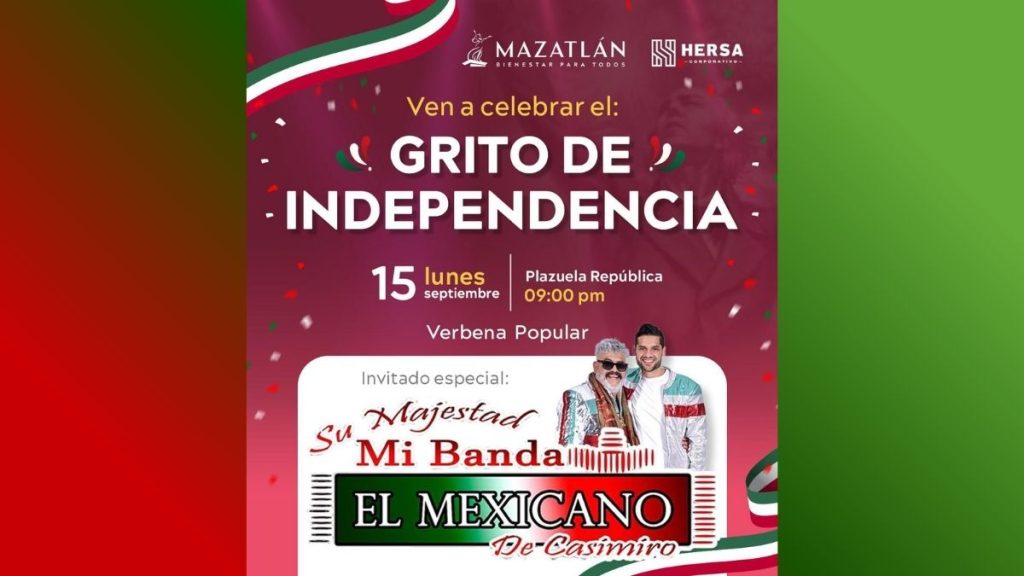 BANDA MEXICANO GRITO INDEPENDENCIA