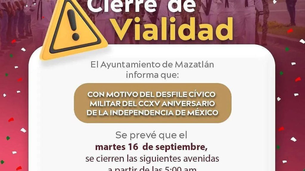 CIERRES VIALES DESFILE 16