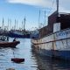 HURACÁN PRISCILA BARCOS CAMARONEROS
