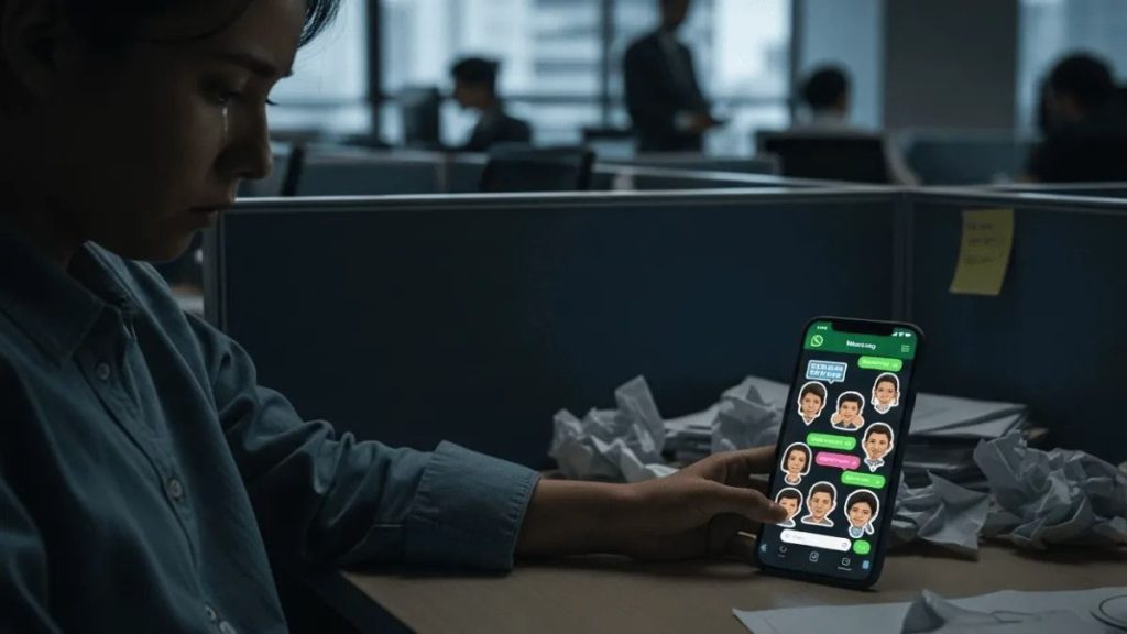 STICKERS ACOSO LABORAL