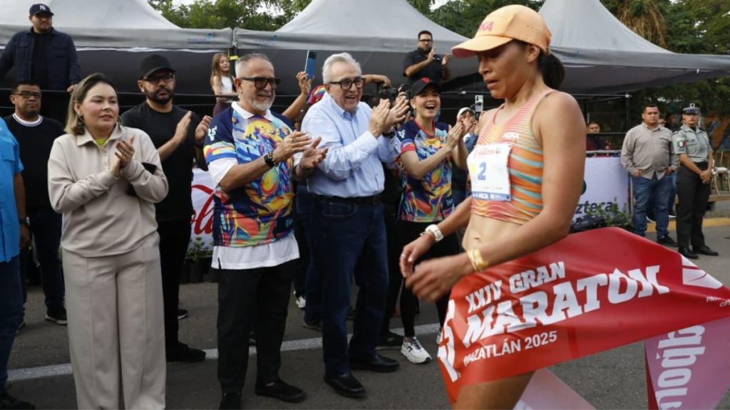 MAZATLÁN SINALOA MARATONISTAS GOBERNADOR
