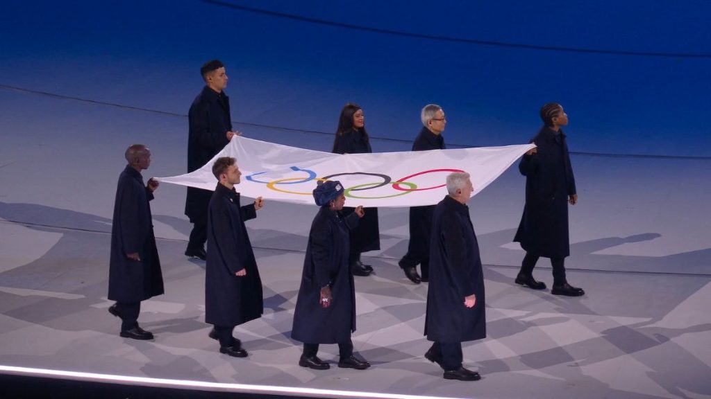 BANDERA DE LOS JUEGOS OLÍMPICOS