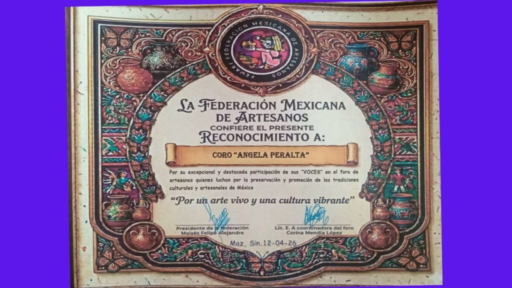 CORO ÁNGELA PERALTA ARTESANAL