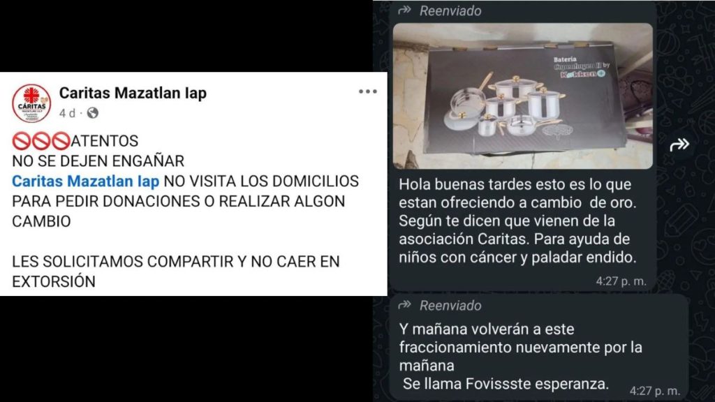 ALERTA CÁRITAS FALSOS GESTORES